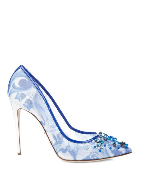 blue and white dolce and gabbana shoes|dolce and gabbana heels price.